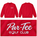Par-Tee Golf Club Red Zephyr V-Neck Pullover