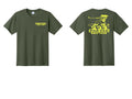 Par-Tee Golf Club Groovy Surfer Short Sleeve Olive Shirt