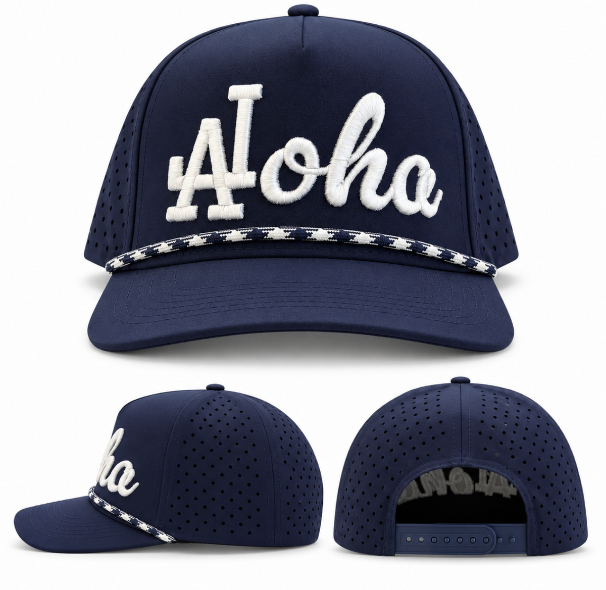 Par-Tee Aloha Performance Golf Hat SnapBack