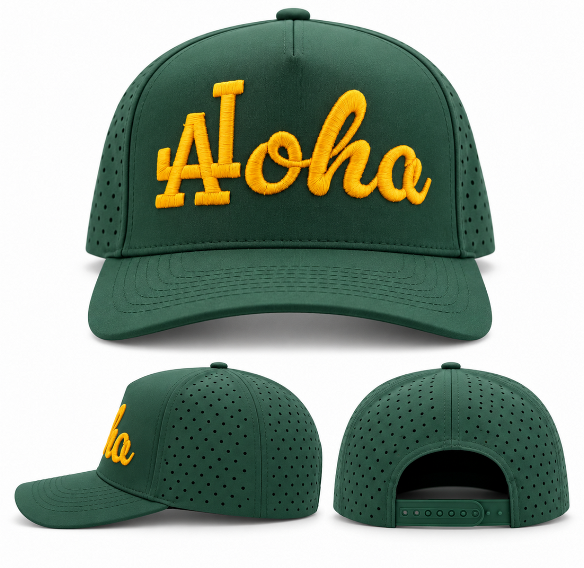 Par-Tee Aloha Performance Golf Hat SnapBack