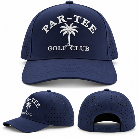 Par-Tee Palm Tree Performance Golf Hat SnapBack
