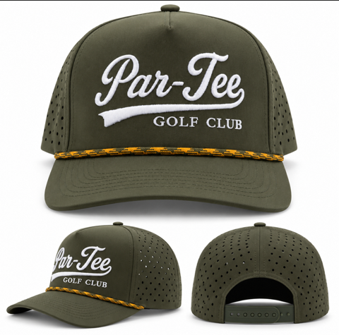 Par-Tee Swoosh Performance Golf Hat SnapBack