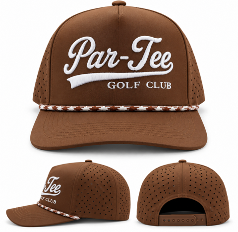 Par-Tee Swoosh Performance Golf Hat SnapBack