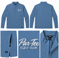 Par-Tee Golf Club Performance Blue Mist OGIO® Aspect 1/2-Zip Jacket