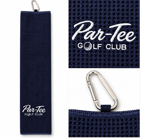 Par-Tee Waffle Microfiber Golf Towel