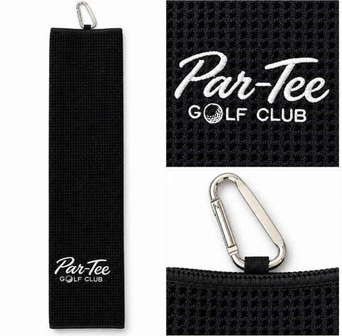 Par-Tee Waffle Microfiber Golf Towel